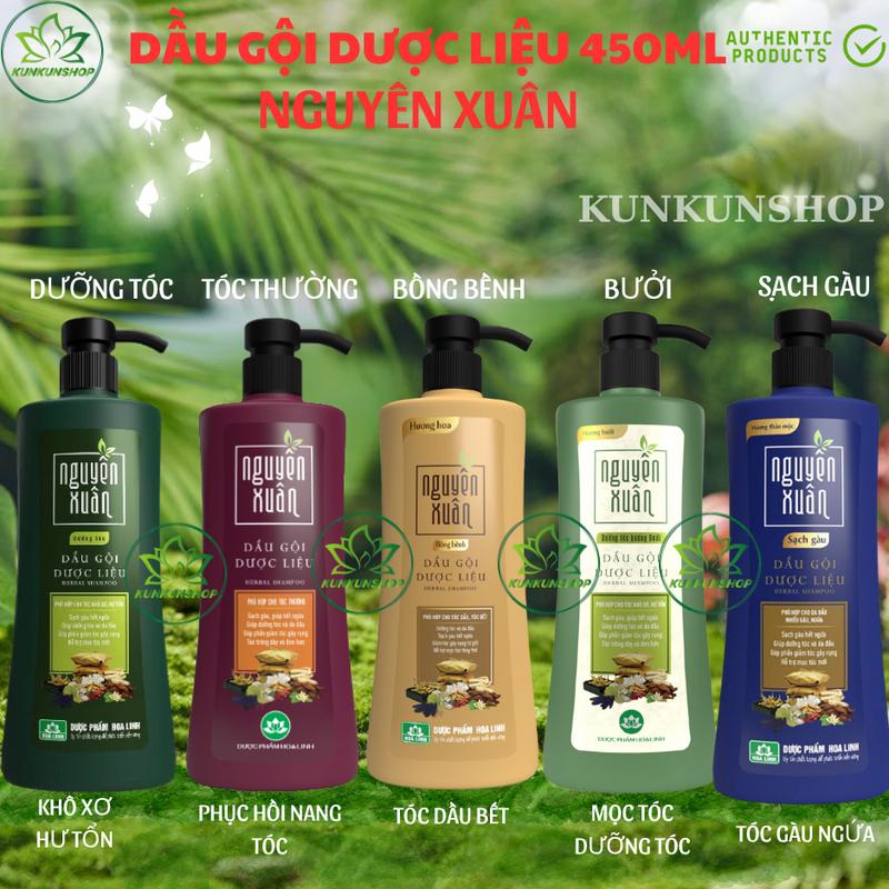  Dầu Gội dượċ Liệu Nguyên Xuân 350ml tặng 35ml 450ml + 50ml 600ml +60ml giá không đổi chai vòi tiện lợi. 