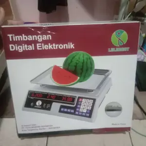 Timbangan Buah Digital 40kg Double Display Digital Computing Scale Kitchenware