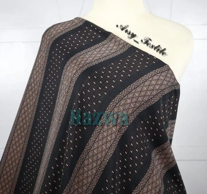 Kain Motif Nazwa Abaya Hikmat Turkey Printing Harga Per 0.5 meter 3
