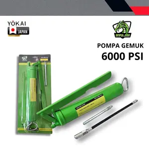 RYUJIN/TEKIRO POMPA GEMUK 500CC HAND GREASE GUN 500CC/ POMPA GEMUK TANGAN 6000 PSI RYUJIN/TEKIRO POMPA GEMUK 500CC HAND GREASE GUN 500CC/ POMPA GEMUK TANGAN 6000 PSI