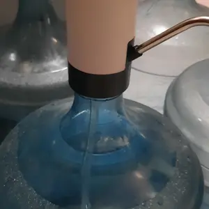 Pompa Galon Elektrik Smart Pumping Rechargeable Dispenser MX-801 Water Listrik Kabel Merah Stainless Air