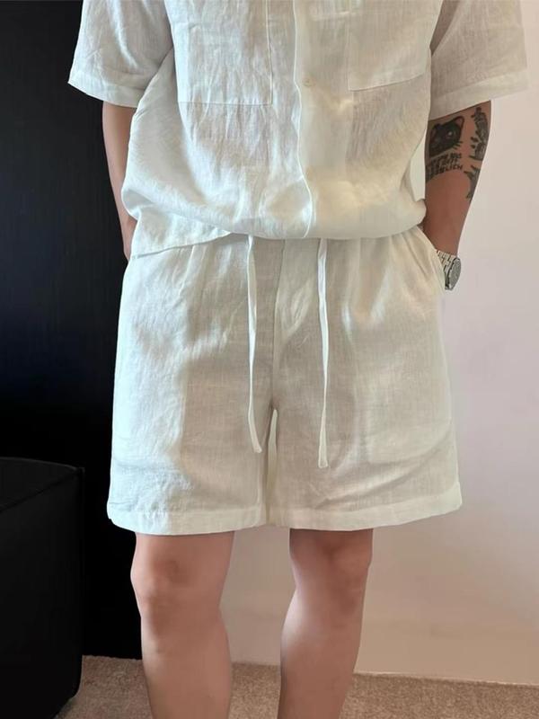 Quần short Linen Basic ISATOXII Unisex Menwear