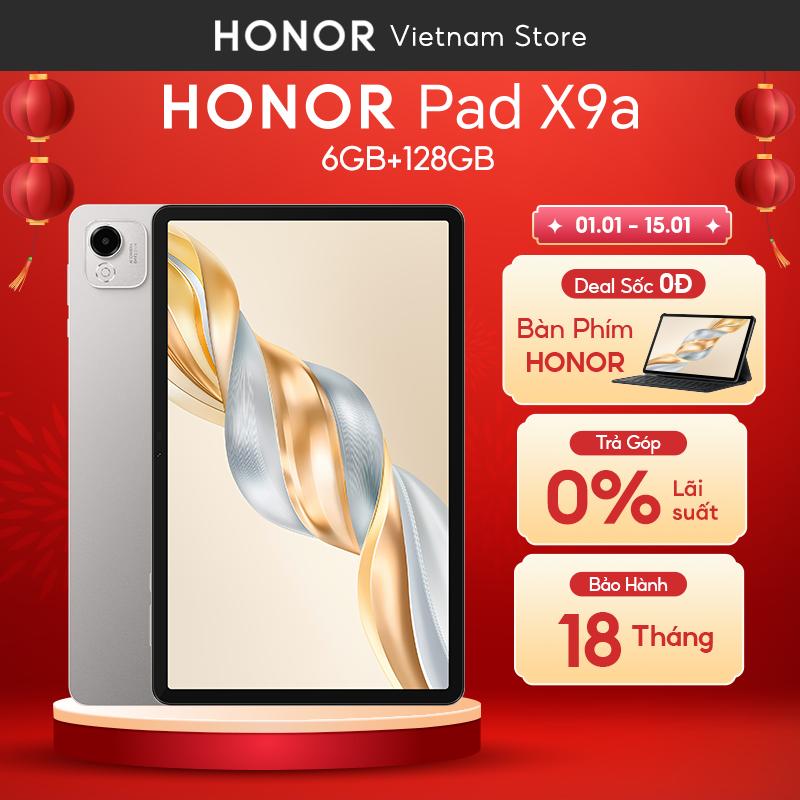 TẶNG BÀN PHÍM Máy Tính Bảng Honor Pad X9a | Bộ nhớ 6GB+128GB | Pin 8300mAh | Chip Snapdragon 685 | Bảo Hành 18 Tháng