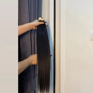 Exten 60CM hitam smothing tebal