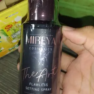 Mireya The Art Flawless Setting Spray 100ml – Setting Spray & Primer Make Up, Membantu Mengunci Riasan Lebih Tahan Lama & Tampak Matte