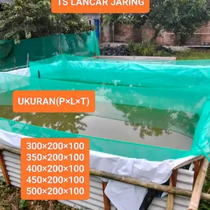 keramba ikan kasa hijau siap pake ukuran 300×200×100