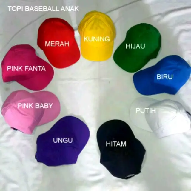 Topi Anak Baseball Bordir Nama Custom - Fashion Anak 4