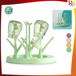 [COD] RR 1045 Rak Pengering Botol Susu Bayi Serbaguna / Tempat Tirisan Dot Gelas Mug Cangkir Baby Bottle Drying Rack Portable