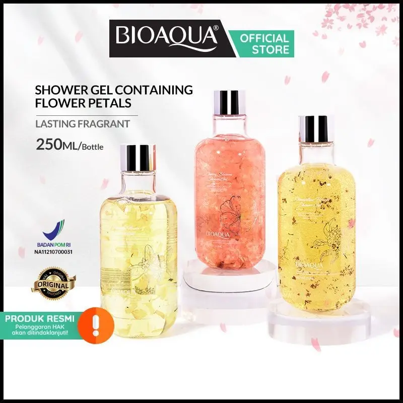 BIOAQUA SHOWER GEL ABSTRACT FRESH SABUN MANDI GEL BPOM 0