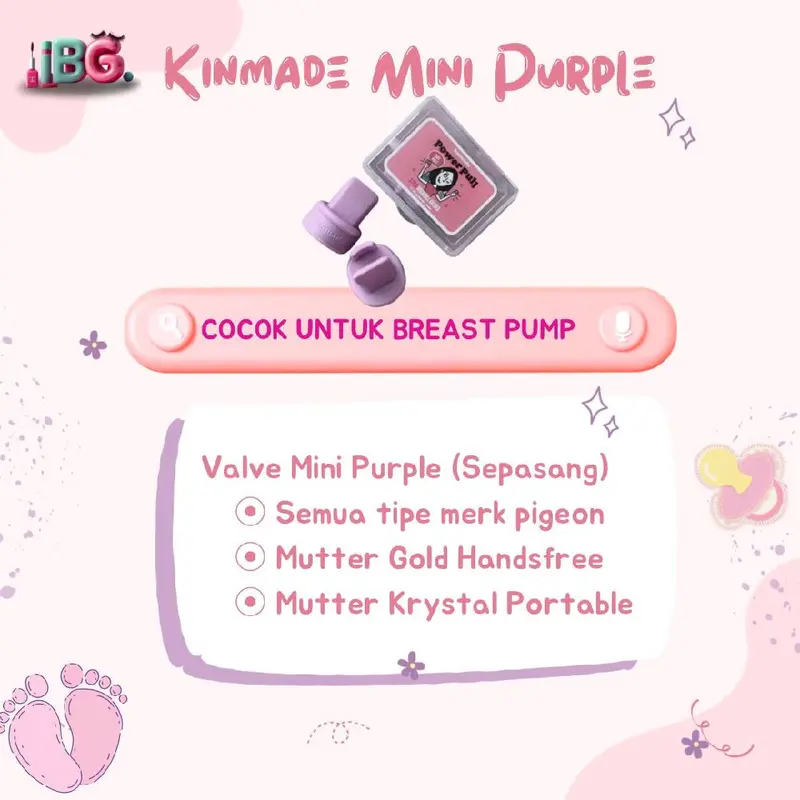 Kinmade Valve Warna Pink,  Hijau Tosca, Orange /Corong Pompa Asi 7