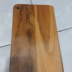 Talenan Kayu Jati & Mahoni Finishing Anti Jamur Kuat Tahan Lama Cocok Untuk Alas Memotong Sayur Buah Dan Daging Mudah Dibersihkan Kitchenware Alat Dapur