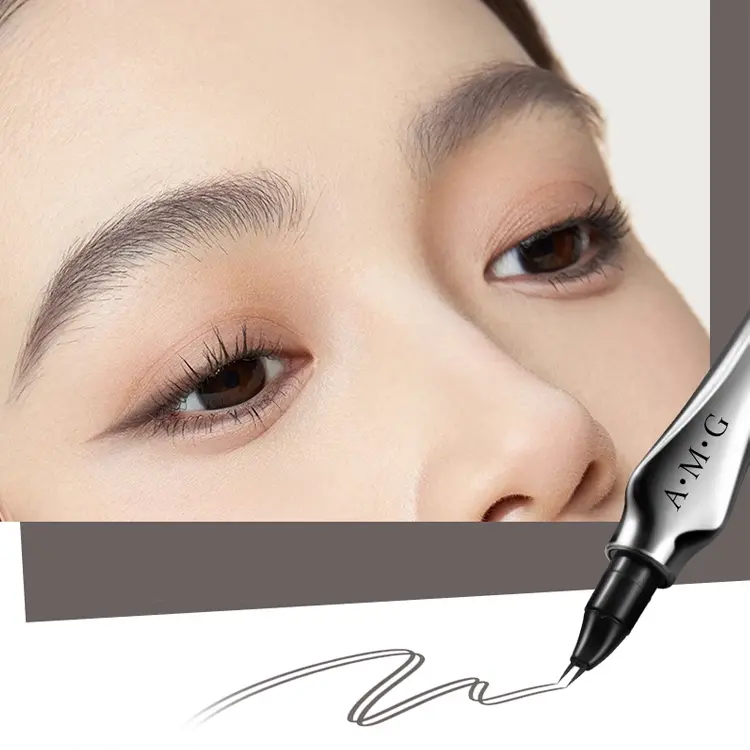 Model Tingkatan New Double Tip Eyebrow Pencil/ Pensil alis 2 cabang Lembut Long-Lasting 12H Tahan air Tahan Keringat Waterproof {COD} 5
