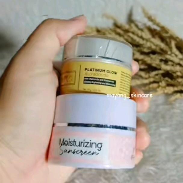 BYZOE GLOW JELY BOOSTER PLATINUM DAN MOISTURIZING SUNSCREEN... 2IN1 0