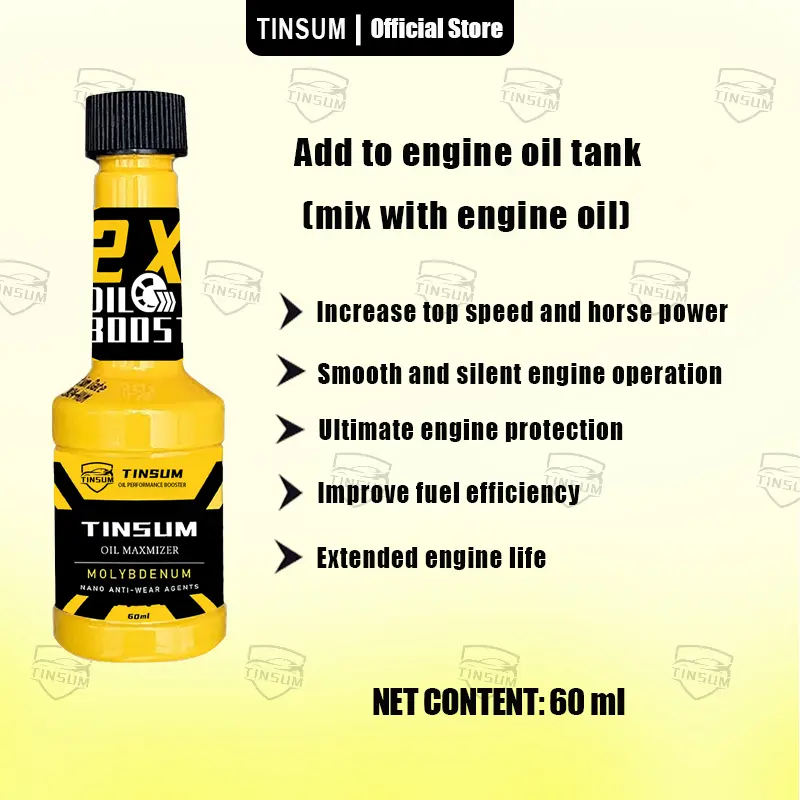 Engine Performance Maximeter TINSUM 2X DILBOOST UPGRADE Oil Maximizer 60ml - OIL ADDITIVES COMPLETE ...