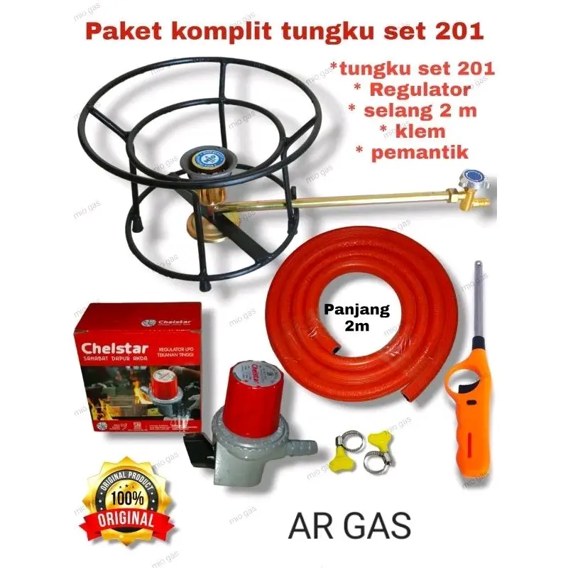 PAKET KOMPLIT ( Tungku mie ayam bakso + kompor lengkap satu set ) 201.202.203