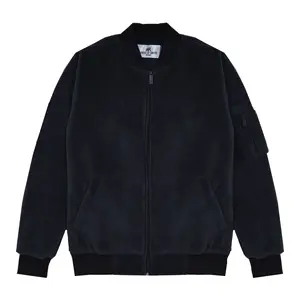 House of Smith Bomber Jacket Bomen Black #5 - Jaket Bomber Pria Hitam