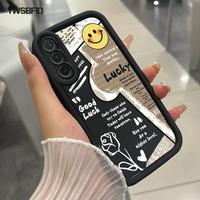 Gambar YWSBFID Casing Hp untuk Samsung A36 5G A26 5G A56 5G Case Pola Senyum Beruntung Kasing Anti Sidik Jari Kesing Cesing Silikon Softcase Casing - Gaya1, Samsung A36 5G dari YWSBFID MALL Kab. Tangerang 3 Tokopedia