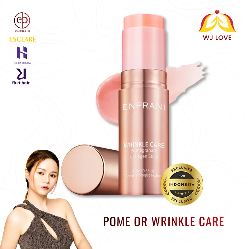 ENPRANI Wrinkle Care Pomegranate Collagen Stick acid wajah Hyaluronic Mencerahkan Aging 0