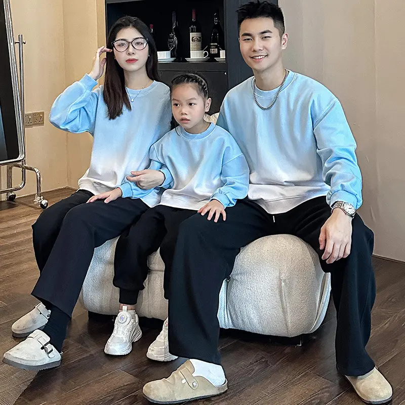Trang Phục Phù Hợp Với Gia Đình, Áo Hoodie, Dành Cho Phụ Nữ Và Nam Giới, Áo Dài Tay, Bộ Cặp Đôi, Thích Hợp Cho Bữa Tiệc Sinh Nhật, Quần Áo Bé Trai