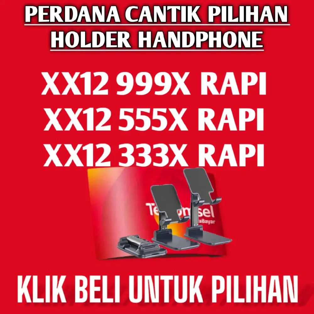 HOLDER HANDPHONE MODEL TRIPEL RAPI  SUPER KUAT