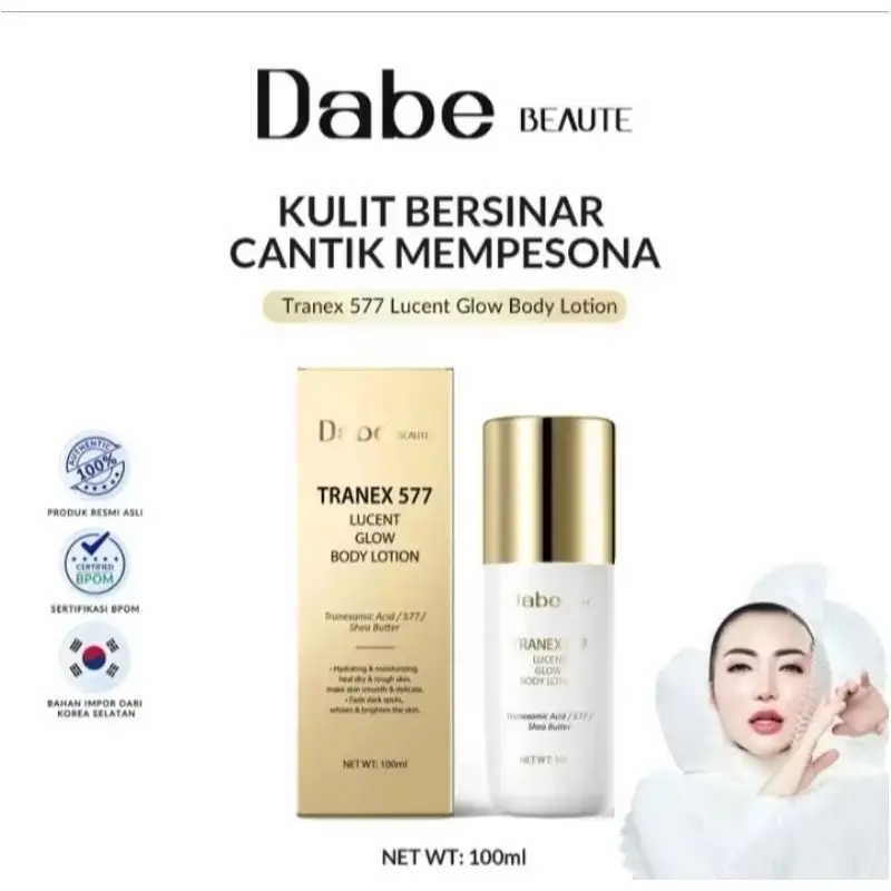 Body Lotion Tranex 577 Dabe Beaute / Dijamin 100% Original
