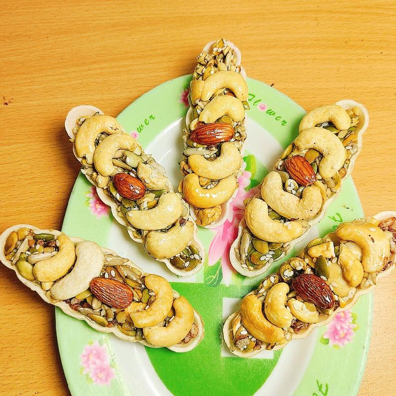 500g .bánh thuyền mít hạt.có gạo lứt ,ăn vặt