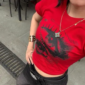 Crop Tee Eyes y2k / Longsleeve / Crop Tee / Crop Top / Kaos Wanita Combed Panjang Polos Baju Atasan  Katun Tshirt Cewek  Dewasa