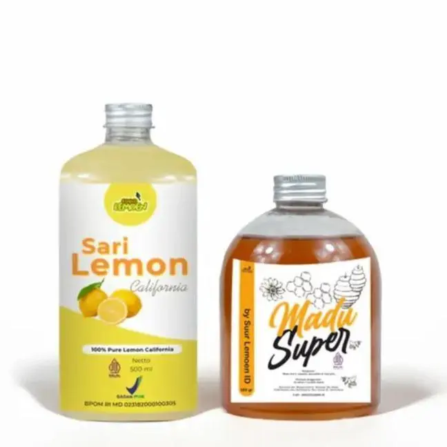 SUUR LEMOEN Paket Sari Lemon 500 ml Madu Hutan Super 350 gram - Suur Lemoen Bintara