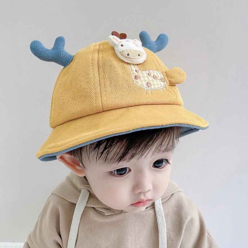 Product Introduction of Mũ Xô Tai Hươu Cao Cổ Dễ Thương Cho Bé, Mũ Ngư Dân Cotton Ngoài Trời Cho Trẻ Em, Bé Trai Và Bé Gái, Mũ Che Nắng Panama, Mùa Xuân Và Mùa Hè 8