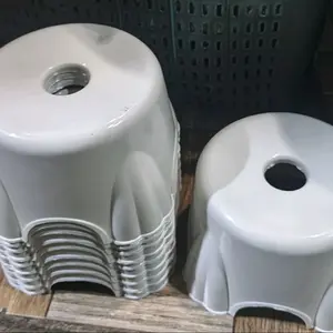 Kursi Jongkok Plastik Putih Tahan Lama untuk Rumah dan Kantor