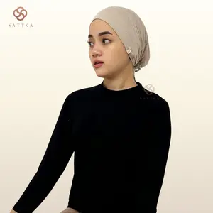 Inner Airflow / Manset Tangan Panjang / Long Sleeve Inner Hijab by Sattka Bahan Adem Lentur Stretch Katun Muslim