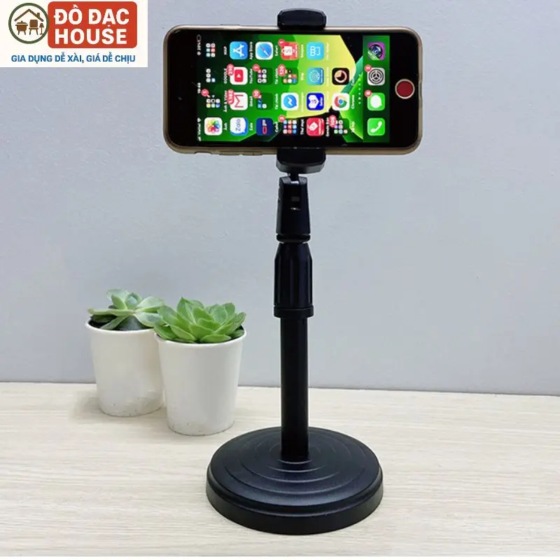 Giá Đỡ Điện Thoại Để Bàn Kẹp Điện Thoại Livetream Xem Video Quay 360 Độ Tiện Lợi