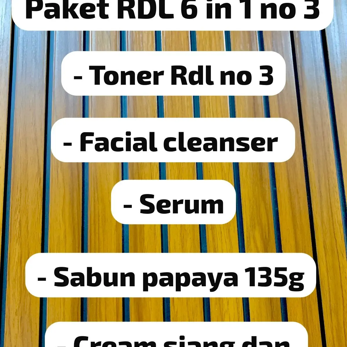 paketan 6 in 1 no 3 (RDL)