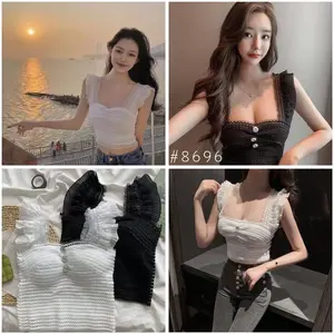 Atasan crop Top Casual Cewek