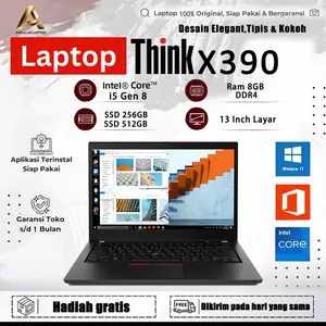 LAPTOP X390-X395 intel Gen 8 dan Ryzen 5PRO  RAM 8GB-16GB SSD 256GB-512GB  Layar 13 inci Windows 11 Pro  Mulus Berkualitas Bergaransi Murah untuk Pelajar Sekolah