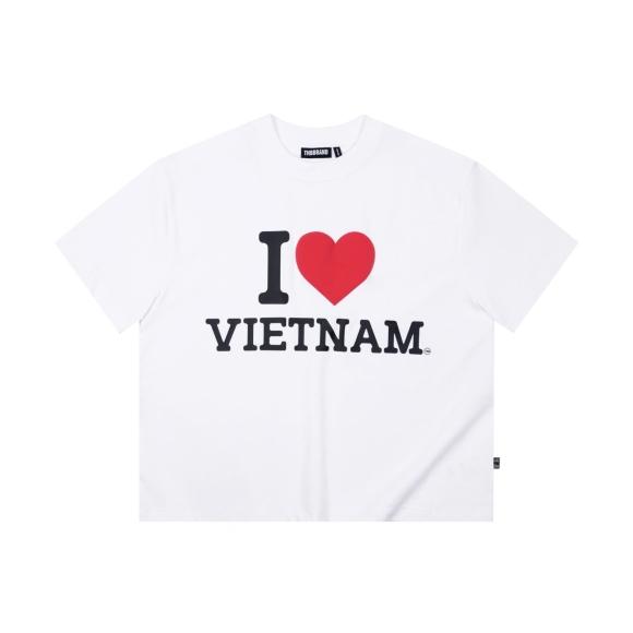  Áo Thun form boxy I Love Việt Nam chất liệu Cotton Cao Cấp Gali.Stu 