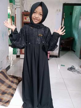 Product Review of Inara Dress Kids Syari Baju Gamis Muslim Cantik Motif Brukat Bunga Anak Perempuan Ceruty Babydol Premium 5-12 Tahun Size L dan XL Panjang dan Tanggung Shakila Set Kerudung Pasmina Lebaran 2025 from I**n I**a K**a 0