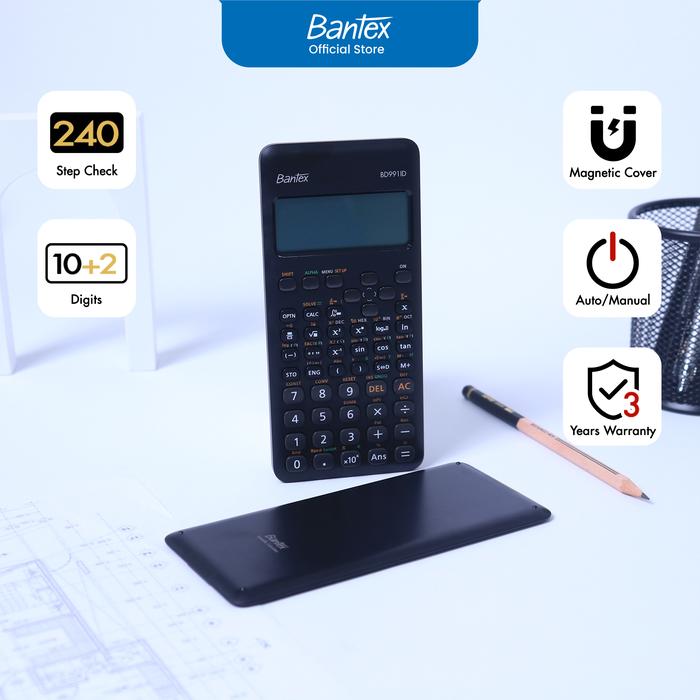 Gambar Bantex Scientific Calculator / Kalkulator Dengan 552 Fungsi Untuk Sekolah dan Kantor BD991ID Alat Stationery dari Bantex Indonesia Kab. Bogor Tokopedia
