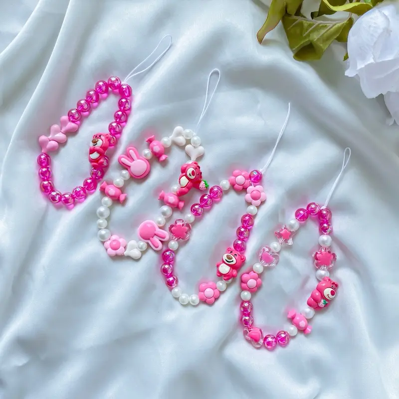 Gantungan Strap Hp Pink Lotso Lanyard Berkualitas 1