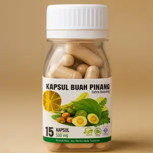 KAPSUL EKSTRAK BUAH PINANG ORIGINAL ASHYFA HERBAL 100% HALAL MUI
