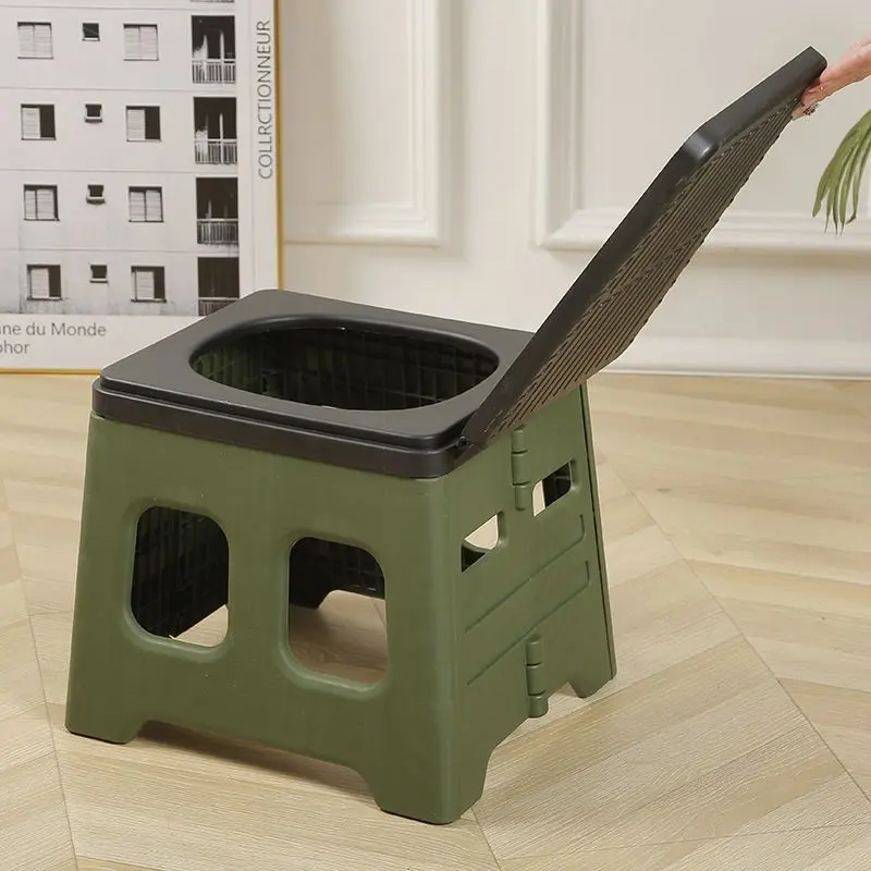 Outside Folding Car Toilet Camping Toilet Portable Toilet Emergency Kids Folding Toilet Seat
