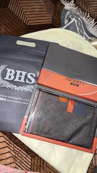Product Review of BHS infinity songket silver & bronze Motif Ekc original from L**s 0