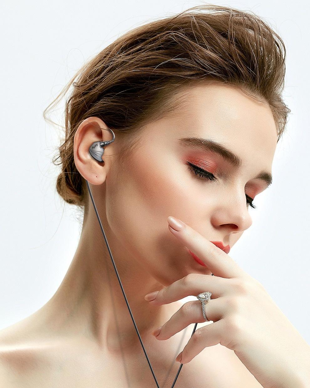 Tipe C Headphone Kabel Headphone Game Headphone dengan Mikrofon Olahraga Bass Mode Headphone