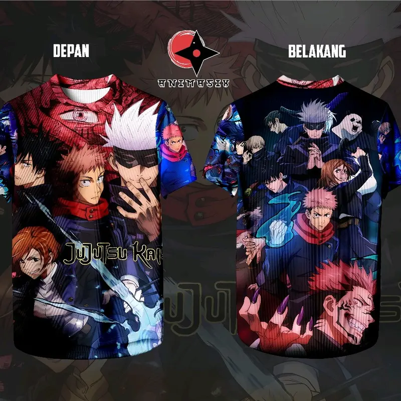 ANIMASIX - KAOS ANIME PART 2 S-XXXL CEWEK COWOK JAPAN UNISEX TSHIRT FULL PRINT 4