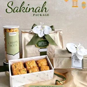 [BEST SELLER] Hampers Ramadhan Sakinah(B)Isi 2 Box Variant Original, Abon Gulung Kesayangan -  Roti Tekstur Fluffy & Abon Premium