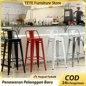 TETE_1-Kursi Bar Kursi Bar Minimalis Kursi Tolix kursi Tinggi Kursi Besi Kursi Cafe Kursi Persegi Tinggi Kursi Besi Kursi Bar Minimalis Kursi Tolix kursi Tinggi Kursi Cafe Kursi Persegi Tinggi Kursi Bar Dapur Minimalis Kursi Kafe Kursi【5 tahun garansi】