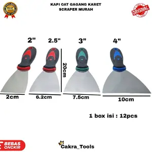 Kapi Cat Gagang Fiber Scraper Murah [2" - 4"] Paint
