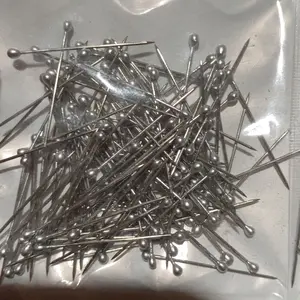 Jarum Pentul Mini Silver Isi 150 pcs – Tajam Kuat Ukuran 2,5 cm untuk Hijab dan Jahit Plastik Klip
