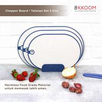 Gambar KKOOM Talenan Set 3 Ukuran • Talenan/Memotong/Memarut • Cutting/Chopping Board with Stand Holder - gray dari KKOOM Indonesia Kota Administrasi Jakarta Barat 3 Tokopedia