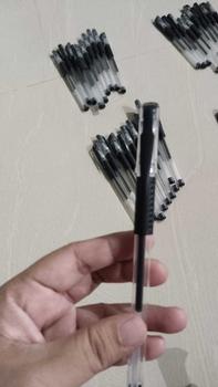 Product Review of (COD) MSS BUNDLING 6PCS 12PCS 24PCS 50PCS dan 100PCS REFILL Tinta Pulpen Pena Gel 0.55mm Standard Transparant TST Pulpen tinta cair Alat Tulis Sekolah Karakter Kantor Pen Warna Warni Pena Merah Plastik from H**i 1